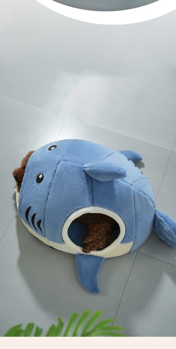 Shark Cave Pet Bed